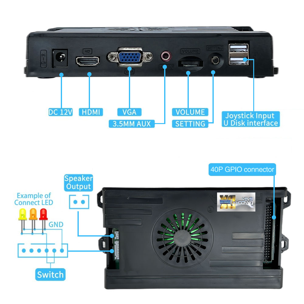 9800 in 1 Pandora destan DX 2  - Trackball Controller Arcade incelemesi ve fiyatı